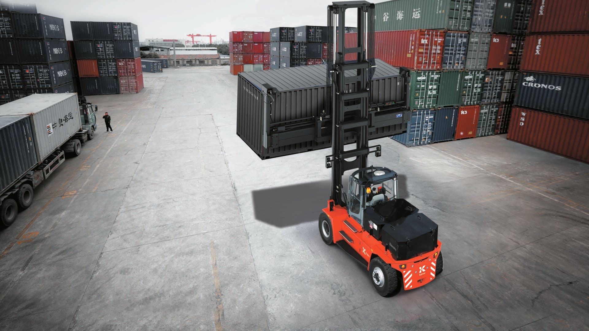 Electric Empty Container Handler ECG70