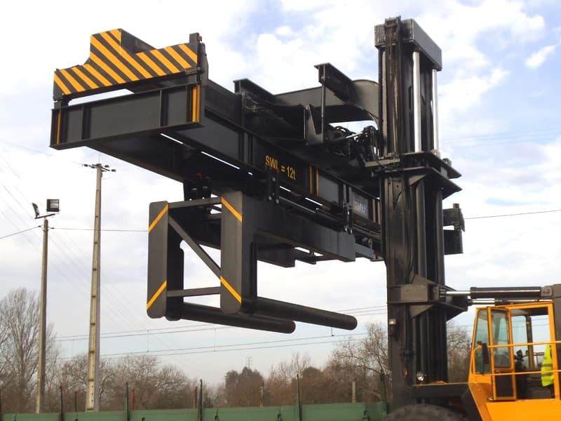 Lateral Coil Handler for Reach Stacker